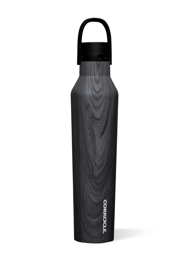 Corkcicle Sport Canteen - Keeps Drinks Cold 25 Hours - Stainless Steel Water Bottle - Triple-Insulated - Spill-Proof - Summer Drinkware Gift - Keeps Drinks Ice Cold - 20 oz - Burnt Wood - Image 1